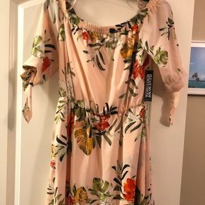 NWT New York & Company - Pink Flowered Dress